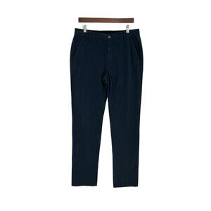 Everlane Mens Chino Pant Size 32 Navy Cotton Straight Leg Cotton Uniform Preppy